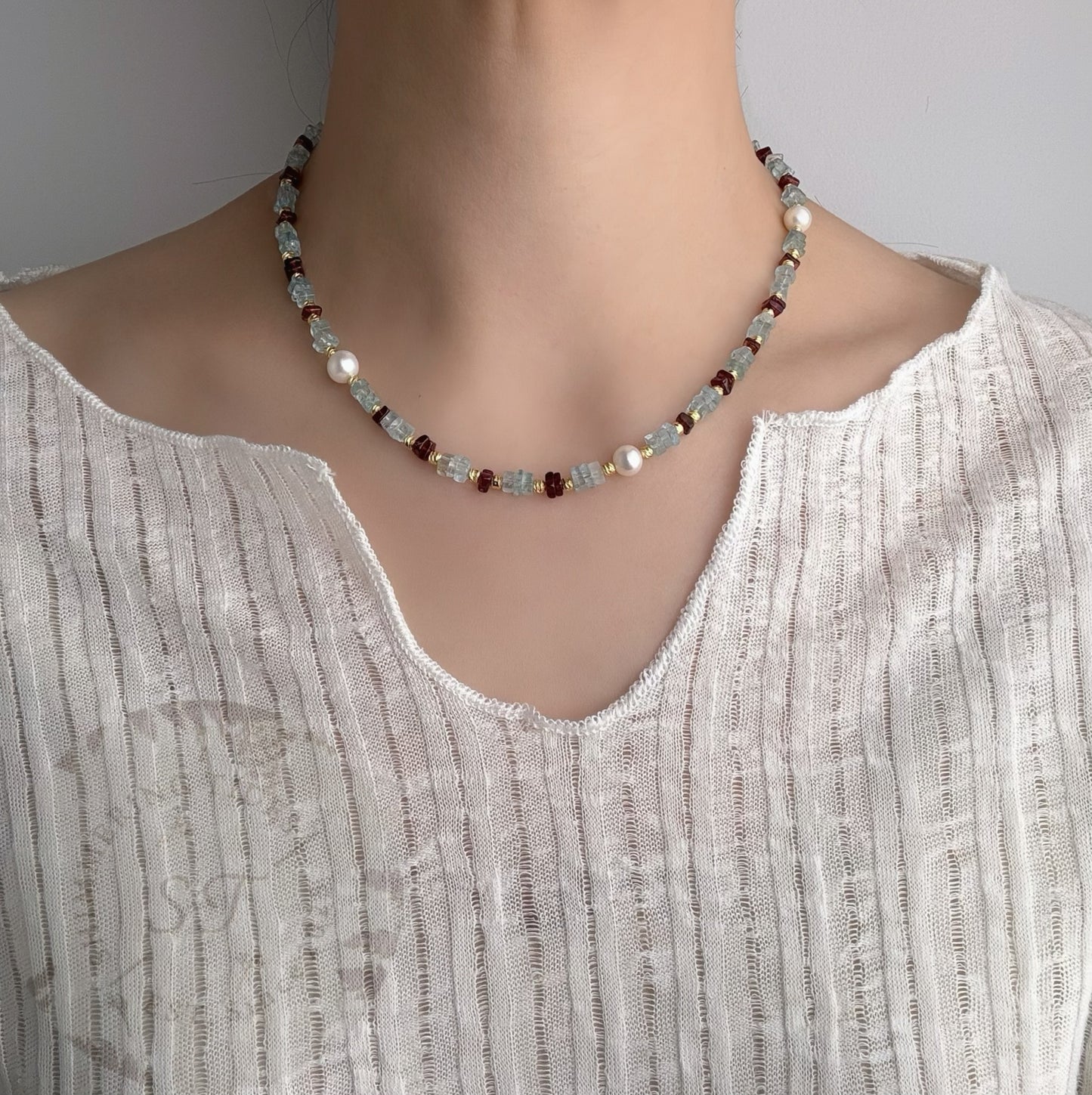 Summer Lights . Ocean Whisper Necklace