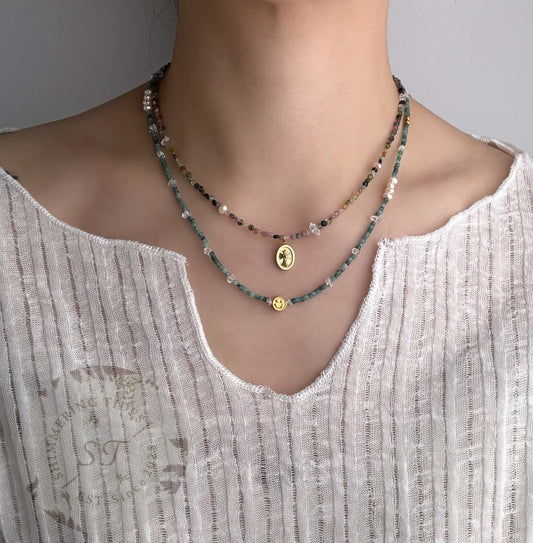 Summer Light . Mini necklace