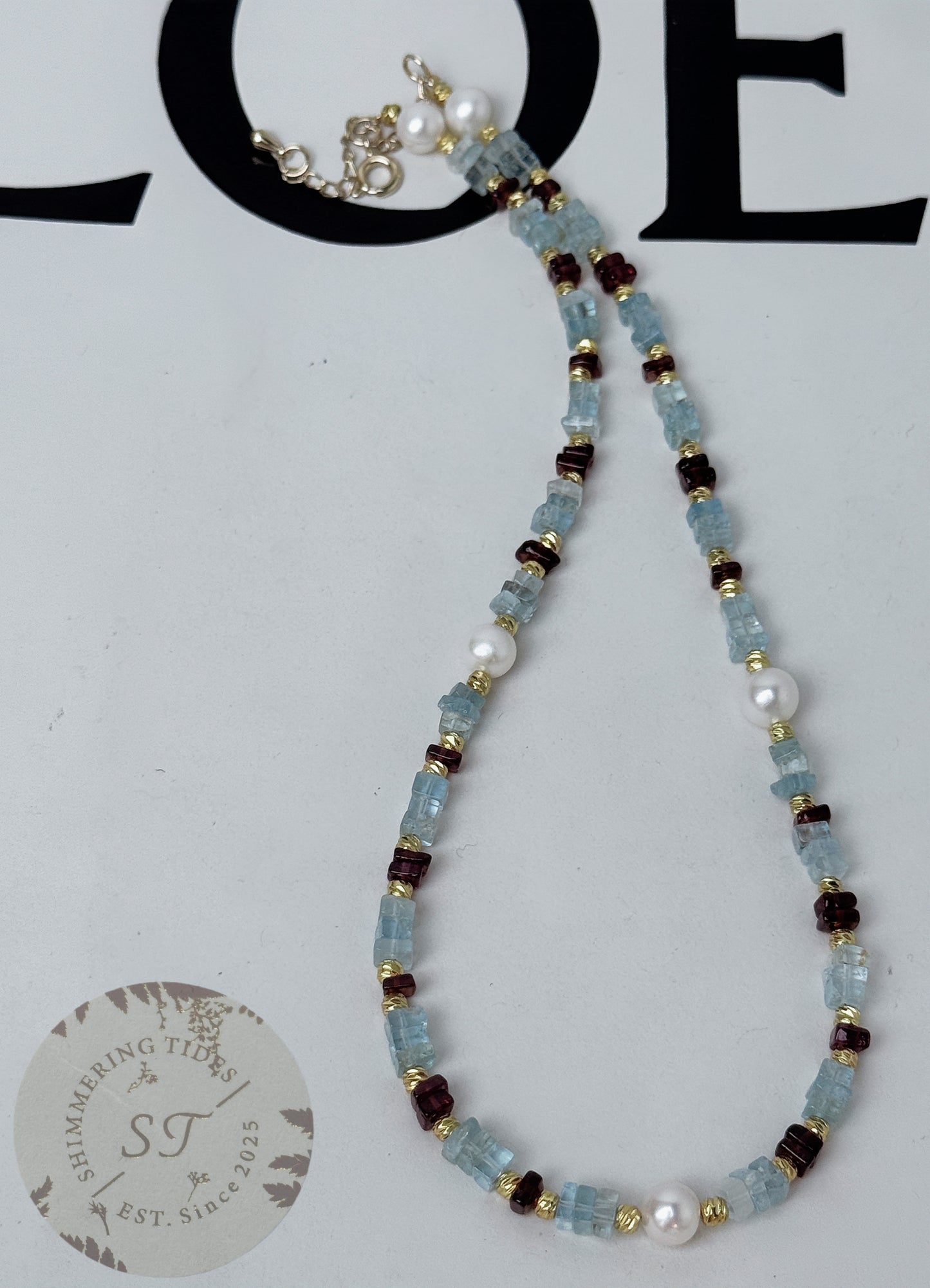 Summer Lights . Ocean Whisper Necklace