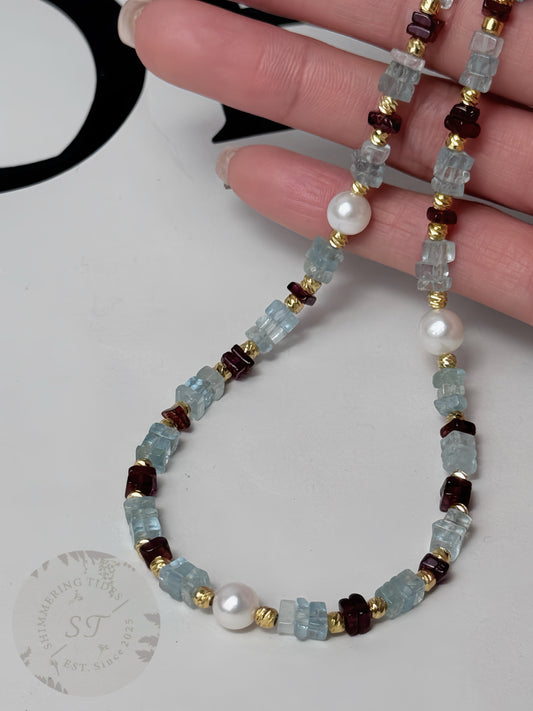 Summer Lights . Ocean Whisper Necklace